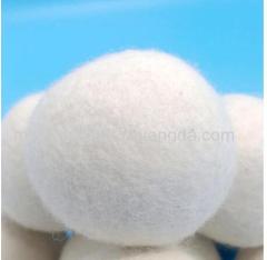 1-8cm White Felt Ball Wool Beads For DIY Toys Making Craft Felt Poms Wool Roving Reduce the electrostatic Of Clothing Dr