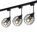 euroliteLED Adjustable LED Retro Track Spotlight Long Pole Spotlight (Three Heads)