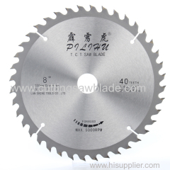 Tungsten Carbide Wood Cutting Tool 200mm 40t For Cutting Soft Hard Wood Dry Wet Wood