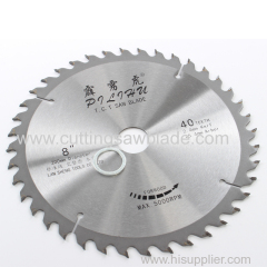 Tungsten Carbide Wood Cutting Tool 200mm 40t For Cutting Soft Hard Wood Dry Wet Wood