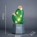 Led Cactus Button Battery Room Decoration Party Holiday Ornament Night Light