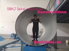 automatic cutting spiral tube former machines