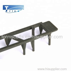 Flexible plastic fittings in building plastic ladder spacers