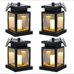 Led Hanging Solar Lights sulkily Waterproof Handing Solar Candle Lantern Hanging Decoration Garden Night Light