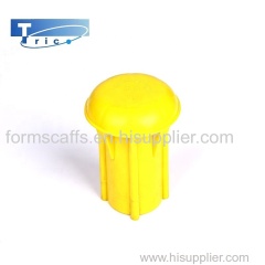 Construction material plastic fitting rebar safety cap