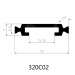 32mm Eurogroove Polyamide Struts for Thermally Insulated Aluminium Windows & Doors