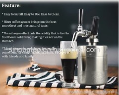 2L home brewing nitro cold coffee maker with tap system
