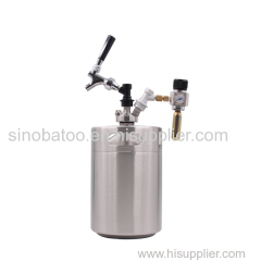 5 litre beer kegs with double ball lock spear