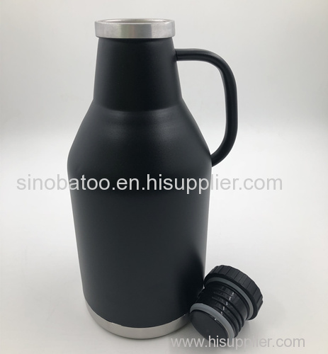 Chinese supplier double wall stainless steel water bottle with handle