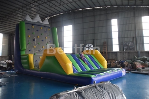 Inflatable rock climbing bouncer games