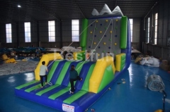 Inflatable rock climbing bouncer games