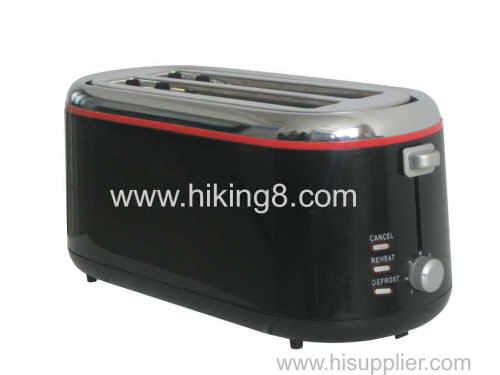 Electric Stainless steel Black Toaster