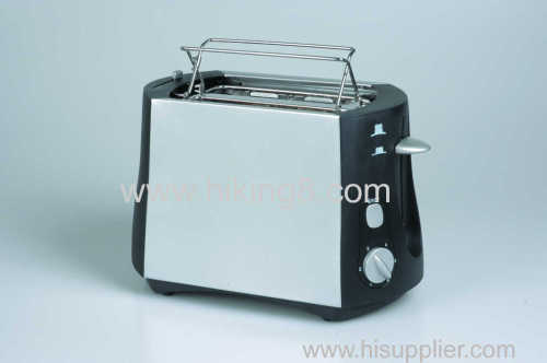 Electric 2 sllice stainless steel bread toaster