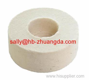 Wool Felt Wheel - Square Edge and Knife Edge Type Polishing Wheel