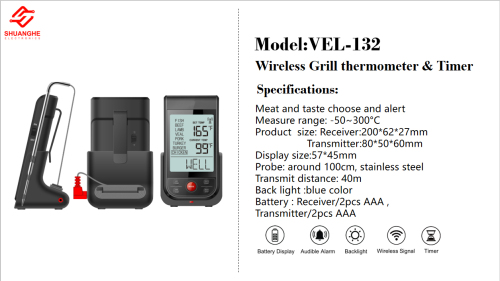 Wireless Grill thermometer & Timer