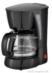 0.6L 5cups 650W drip portable coffee maker controlling knob coffee maker