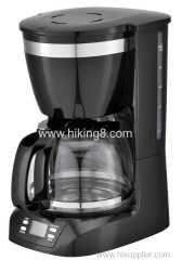Electric Drip Coffee Makers With Digital Buttons LCD display Cone Filter And Auto Shut Off
