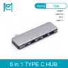 MC 5 in 1 Type C to USB 3.0 Hub Adapter Charging Data Sync Card Reader Multi-Port Combo Converter For Macbook Pro