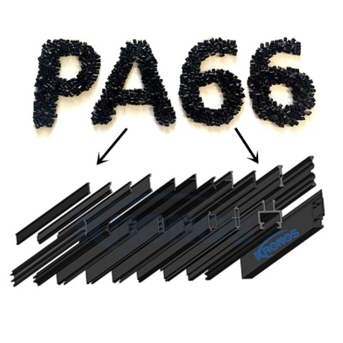 28mm PA66GF25 Polyamide Insulating Profiles for Aluminum Windows and Doors