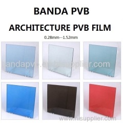 Architecture PVB film for laminated glass