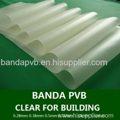 Architecture PVB film for laminated glass