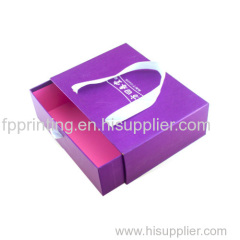 China custom matte lamination paper box bag for packaging