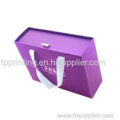 China custom matte lamination paper box bag for packaging