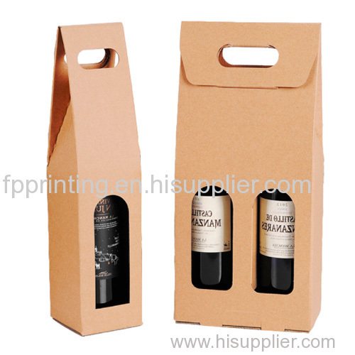 China Custom Craft Paper Wine packaging Boxes