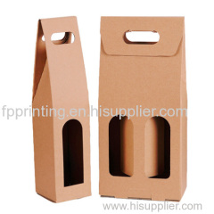 China Custom Craft Paper Wine packaging Boxes