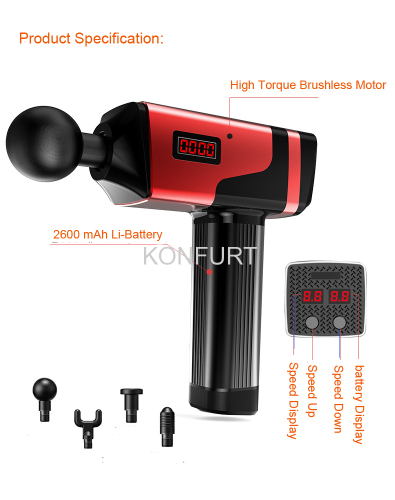 KFT 003-Hot sale new vibration electric deep muscle massage gun body massager