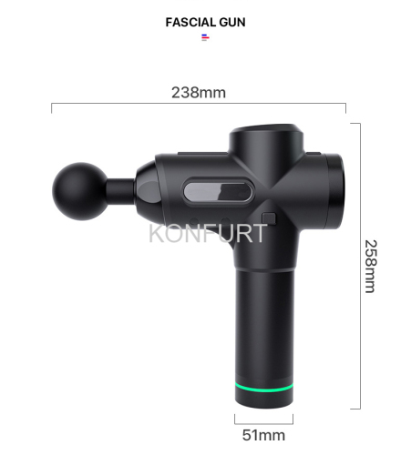 New vibration electric deep muscle massage gun body massager Therapy Fascia Massage gun