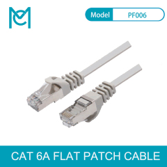 MC Speed CAT 6A Flat 8pin full copper Ethernet Network Cable RJ45 Patch LAN Cord