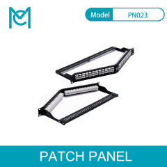 MC Professional Modular CAT6/CAT6A Patch Panel V-Design