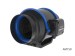 6" AC150 Mixed flow fan blue style ventilation blower greehouse building house toilet bathroom plan farm