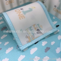 3d breathable washable air mesh fabric crib bumper