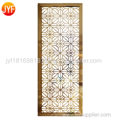 Customized Room Divider Metal Privacy Screens Laser Cutting Room Divider Stainless