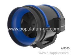 12" AC315 Mixed flow fan blue style ventilation blower greehouse building house toilet bathroom plan farm playroom