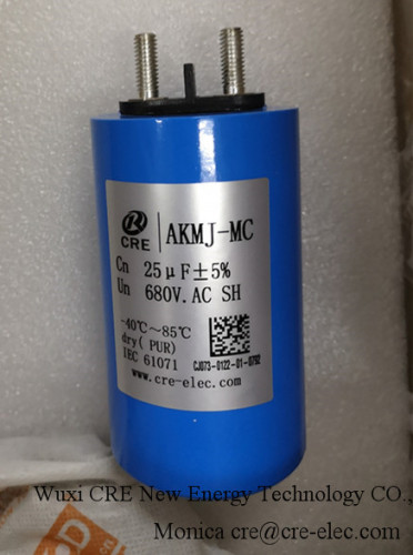 CRE film capacitor AKMJ-MC 25uf 680VAC