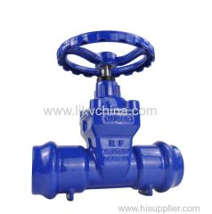 Socket sofe sealed gate valve