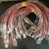 Silicone coated high temp fiberglass braided sleeve for heat protection
