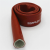 Silicone rubber cover fiberglass fire sleeve hose protector for high temperature resistant