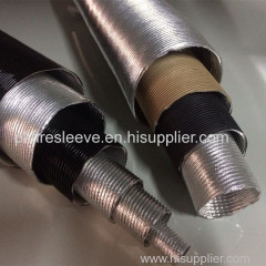 Aluminum foil glass fibre fiberglass corrugated tube