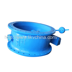 Butterfly amortize check valve