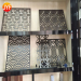 hanging rose gold hotel decor room divider made of decorative metal sheets functions