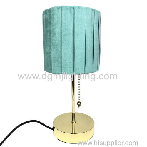 D150MM GREEN TWIST TABLE LAMP