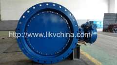 Soft sealed single eccentric butterfly valve