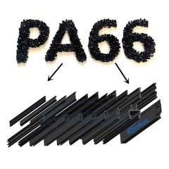 Extruded 30mm Eurogroove PA66GF25 Thermal Break Polyamide Profiles