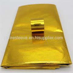 Fire Resistant Adhesive Gold Heat Reflective Film for thermal heat shield barrier