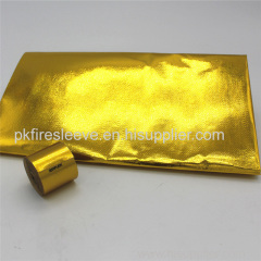 Fire Resistant Adhesive Gold Heat Reflective Film for thermal heat shield barrier