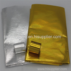 Fire Resistant Adhesive Gold Heat Reflective Film for thermal heat shield barrier